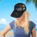 Solar-Ventilator-Cap – Kühlende Mesh-Cap für heiße Tage