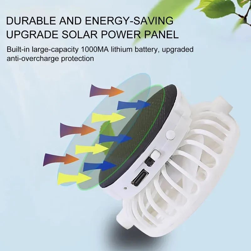 Solar-Ventilator-Cap – Kühlende Mesh-Cap für heiße Tage