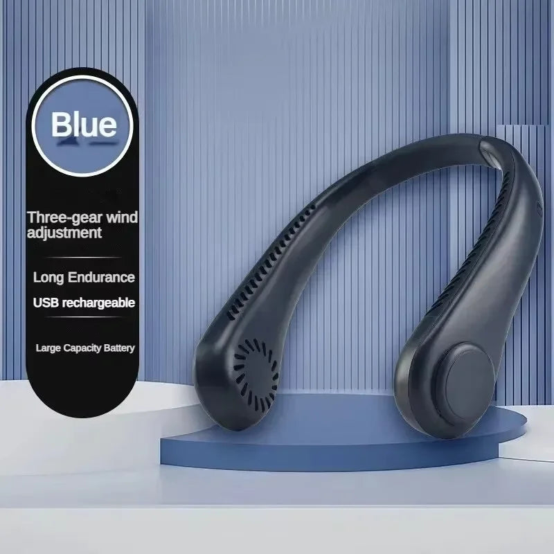 Tragbarer Nackenventilator – Wiederaufladbarer Mini USB Ventilator für unterwegs